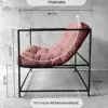 Кресло для отдыха Флафф юнит велюр розовый — фото 2