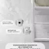 Кресло для отдыха Лофтовик Комфи++ белый велюр, белый металл — фото 5