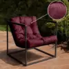 Уличное кресло Лофтовик ++ оксфорд бордовый