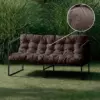 Диван уличный Лофтовик + оксфорд коричневый