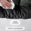 Кресло для отдыха "Буффон" экокожа черный, белый металл — фото 6