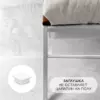 Кресло для отдыха Лофтовик Слэш ++ рогожка бежевый, белый металл — фото 5