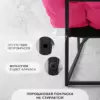 Уличный диван для отдыха "Буффон" оксфорд розовый — фото 7