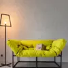 Уличный диван для отдыха "Буффон" оксфорд желтый — фото 9