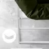 Уличный диван для отдыха "Буффон" оксфорд темно-зеленый, белый металл — фото 8
