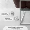 Уличный диван для отдыха "Буффон" оксфорд коричневый, белый металл — фото 7