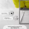 Уличный диван для отдыха "Буффон" оксфорд желтый, белый металл — фото 7