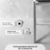 Кресло для отдыха Лофтовик Слэш + рогожка серый, белый металл — фото 4