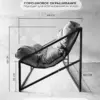 Уличный диван трехместный Лофтовик Слэш+ оксфорд серый — фото 5