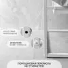 Кресло для отдыха "Буффон" рогожка серый, белый металл — фото 5