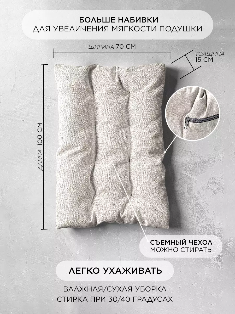 Кресло в стиле лофт Лофтовик комфи ++ рогожка бежевый — фото 7